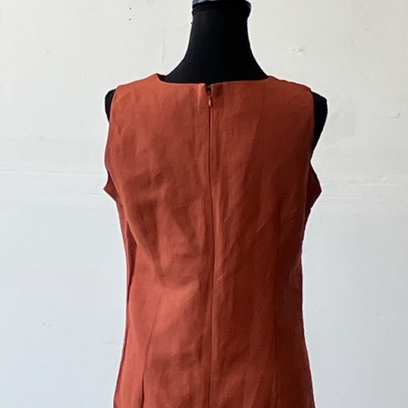 Vintage chocolate brown shift dress - Picture 7 of 11